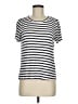 Green Envelope Stripes Silver Short Sleeve T-Shirt Size M - photo 1