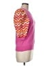 THML Chevron-herringbone Pink Pullover Sweater Size M - photo 4