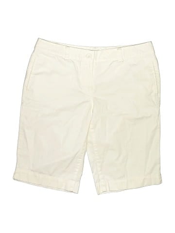 Ann Taylor LOFT Khaki Shorts (view 1)