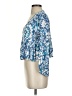 O'Neill 100% Viscose Blue 3/4 Sleeve Blouse Size XS - photo 5