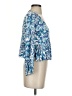 O'Neill 100% Viscose Blue 3/4 Sleeve Blouse Size XS - photo 4