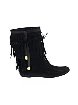 Gucci Suede Devendra Fringe Boots (view 1)