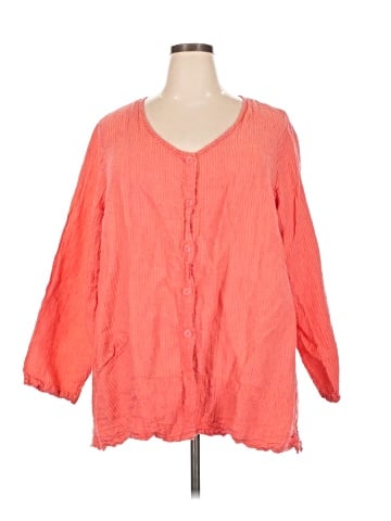 Flax 3/4 Sleeve Blouse (view 1)