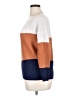 Evolution by Cyrus Color Block Orange Pullover Sweater Size XL - photo 5