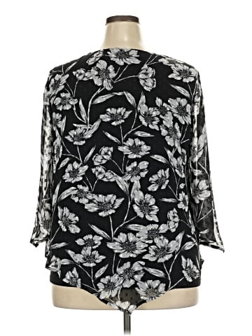 Sara Michelle 3/4 Sleeve Blouse (view 2)