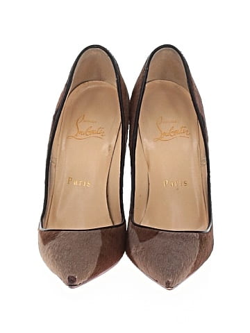 Christian Louboutin Camouflage Pony Hair So Kate Pumps 100mm (view 2)