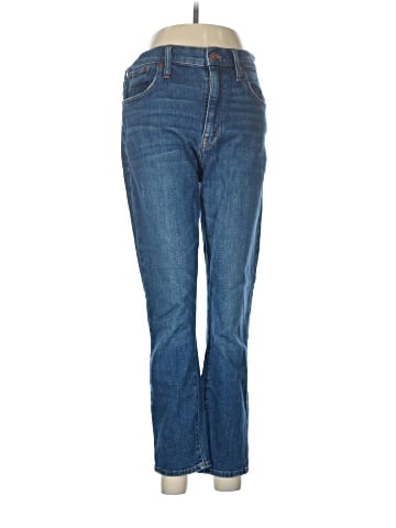 Madewell The High-Rise Slim Boyjean in Barksdale Wash (view 1)