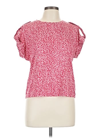 MICHAEL Michael Kors Short Sleeve Blouse (view 1)