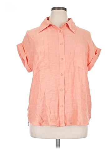Perch by Blu Pepper Short Sleeve Blouse (view 1)