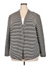 Boutique + Stripes Gray Blazer Size 3X Plus - photo 1