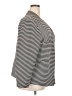 Boutique + Stripes Gray Blazer Size 3X Plus - photo 4
