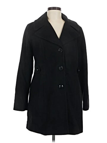 Anne Klein Wool Coat (view 1)