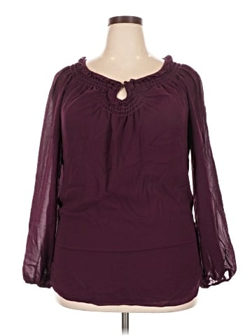Studio M Long Sleeve Blouse (view 1)
