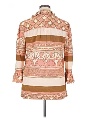 Tory Burch 3/4 Sleeve Silk Top (view 2)