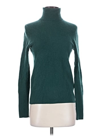 Aqua Cashmere Pullover Sweater (view 1)