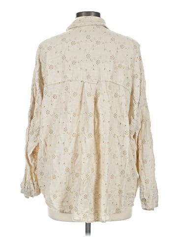 American Eagle Outfitters Long Sleeve Button-Down Shirt (view 2)