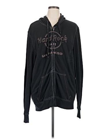 Hard Rock Cafe Zip Up Hoodie (view 1)