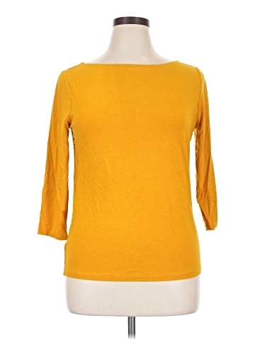 Ann Taylor Factory 3/4 Sleeve T-Shirt (view 1)