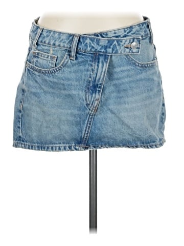Zara Denim Skirt (view 1)