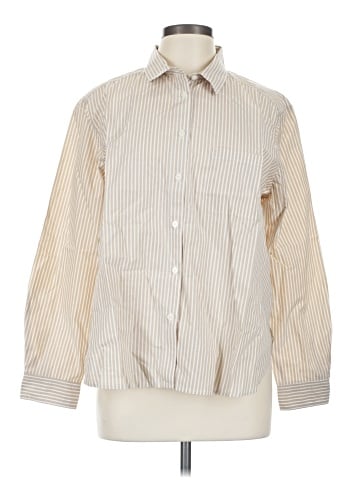 Ann Taylor LOFT Long Sleeve Button-Down Shirt (view 1)
