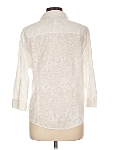 Jones Wear 3/4 Sleeve Button-Down Shirt (view 2)