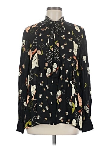 Reiss Long Sleeve Blouse (view 1)