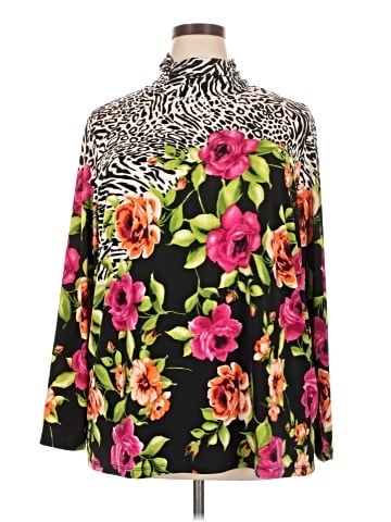 Susan Graver Long Sleeve Blouse (view 1)