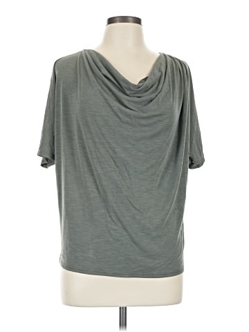 Green Envelope Short Sleeve Top (view 1)