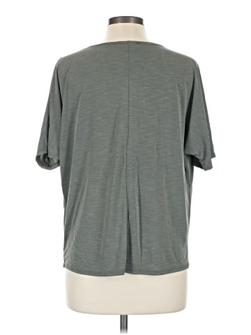 Green Envelope Short Sleeve Top (view 2)