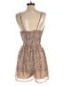 Japna 100% Polyester Hearts Tan Romper Size S - photo 2