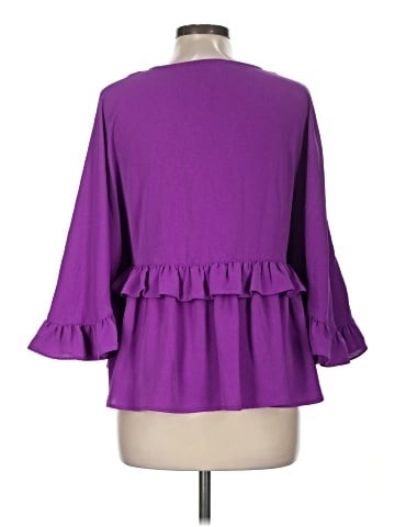 Entro 3/4 Sleeve Blouse (view 2)