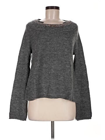 Knitted & Knotted Pullover Sweater (view 1)