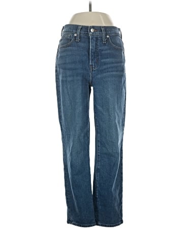 Madewell The Petite Perfect Vintage Straight Jean in Mayfield Wash (view 1)