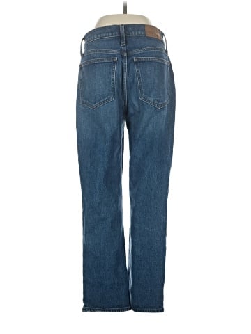 Madewell The Petite Perfect Vintage Straight Jean in Mayfield Wash (view 2)