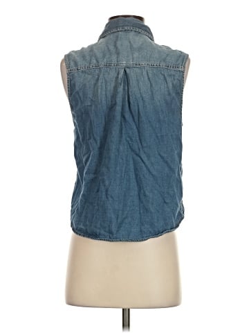 Life in Progress Sleeveless Button-Down Shirt (view 2)
