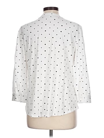 Croft & Barrow 3/4 Sleeve Blouse (view 2)