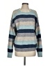 H By Halston Stripes Blue Pullover Sweater Size S - photo 1
