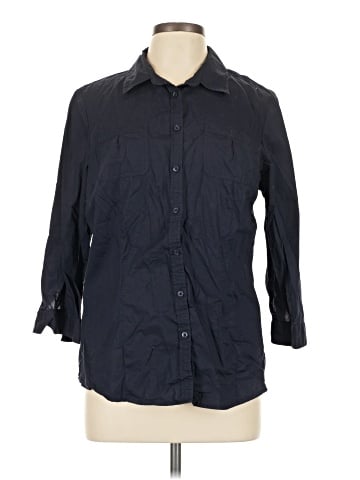 IZOD 3/4 Sleeve Button-Down Shirt (view 1)