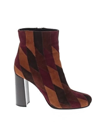 Prada Patchwork Suede Booties (view 1)