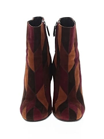 Prada Patchwork Suede Booties (view 2)