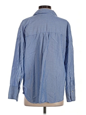 Zara 3/4 Sleeve Button-Down Shirt (view 2)