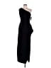 Xscape Solid Black Cocktail Dress Size 10 - photo 1