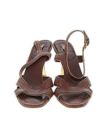 Miu Miu Vintage Leather Sandals (view 2)
