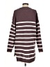 Maurices 100% Polyester Stripes Brown Pullover Sweater Size XS - photo 2