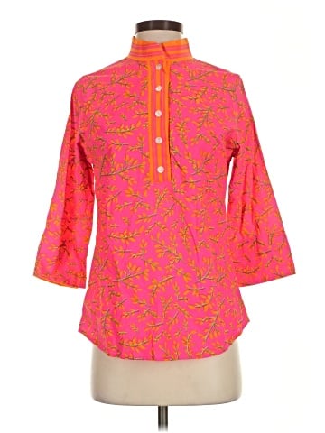 Gretchen Scott Designs 3/4 Sleeve Button-Down Shirt (view 1)