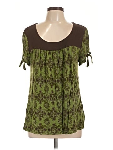 Kohl's Short Sleeve Blouse (view 1)