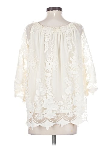Entro 3/4 Sleeve Blouse (view 2)