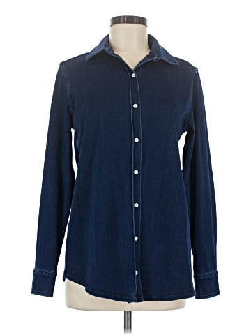 Lands' End Long Sleeve Button-Down Shirt (view 1)
