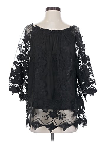 Entro 3/4 Sleeve Blouse (view 1)
