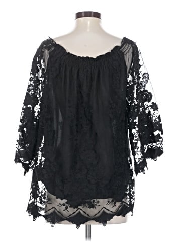 Entro 3/4 Sleeve Blouse (view 2)